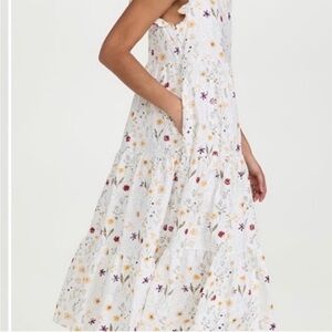 En Saison darling all cotton! Midi Dress - charming  print fully lined